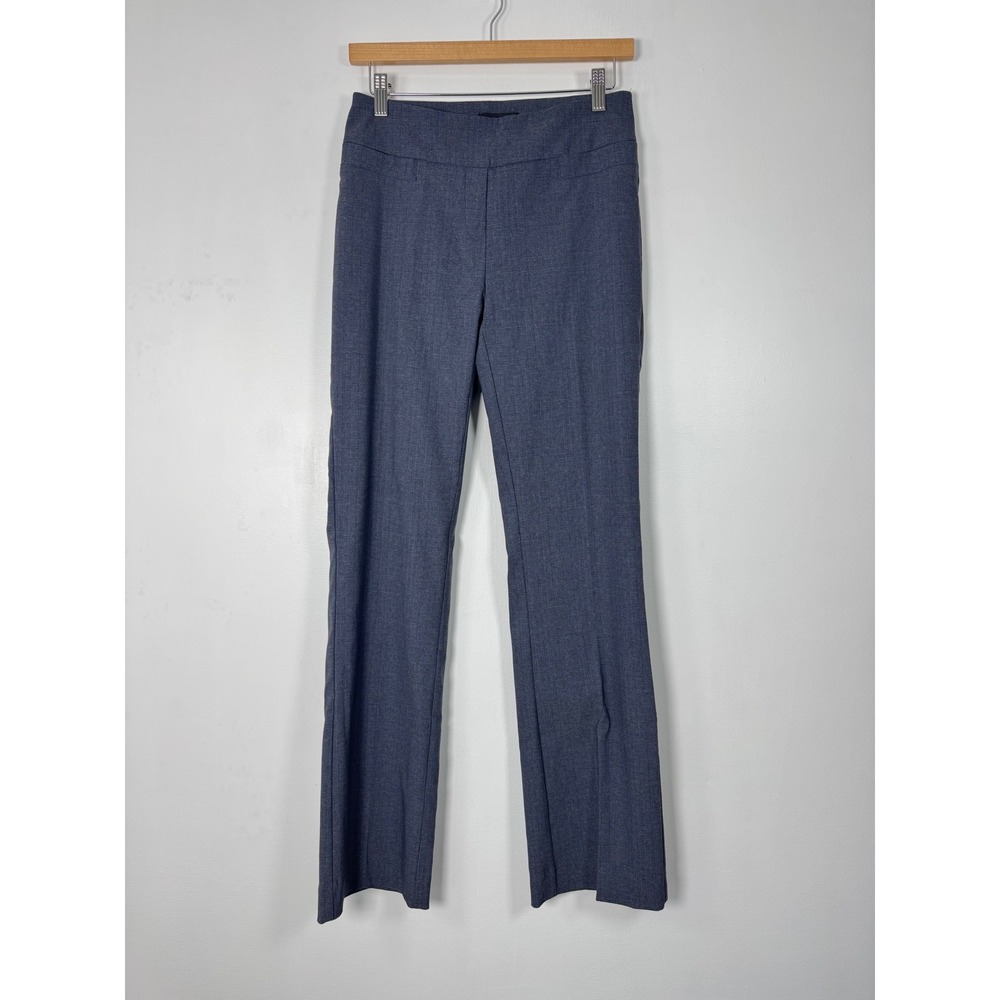 Professional Rekucci Womens Size 6 Straight Leg Pants Indigo Tartan Plaid RE1826